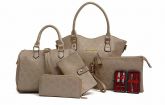 Bolsa Soperwillton Socialite sd702 c/ 6 peças em couro PU
