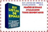 KIT LISTA DE E-MAILS 2015