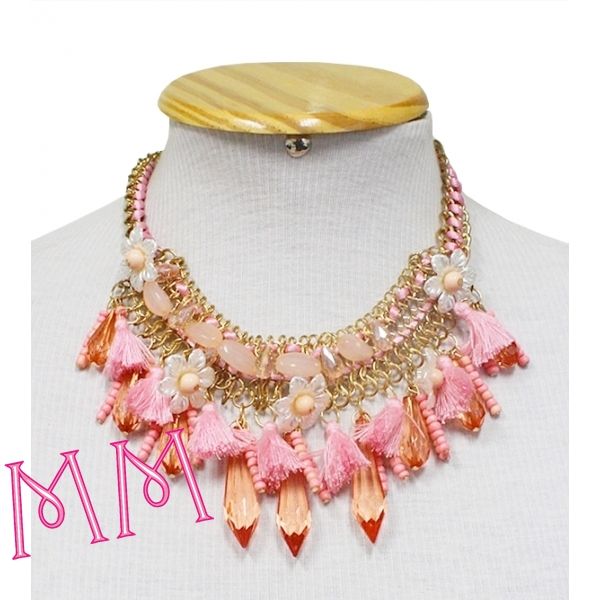 1057 - MAXI COLAR ANDRY STONE ROSA