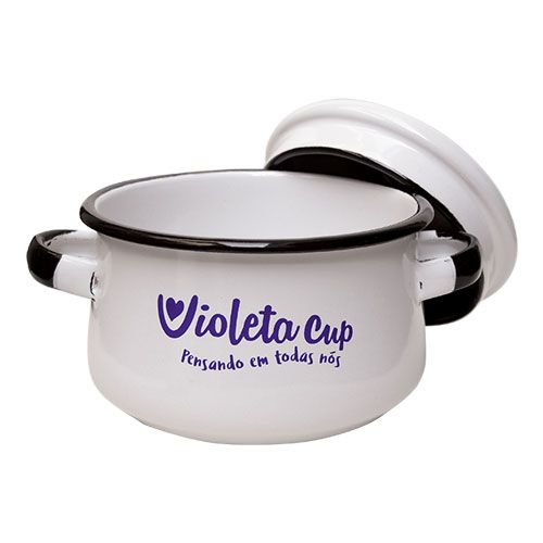 Panelinha Esmaltada Violeta Cup
