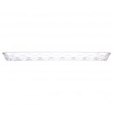 Travessa para Servir de Cristal Deli Diamond 28,5cm x 14,5cm x 2cm - Lyor
