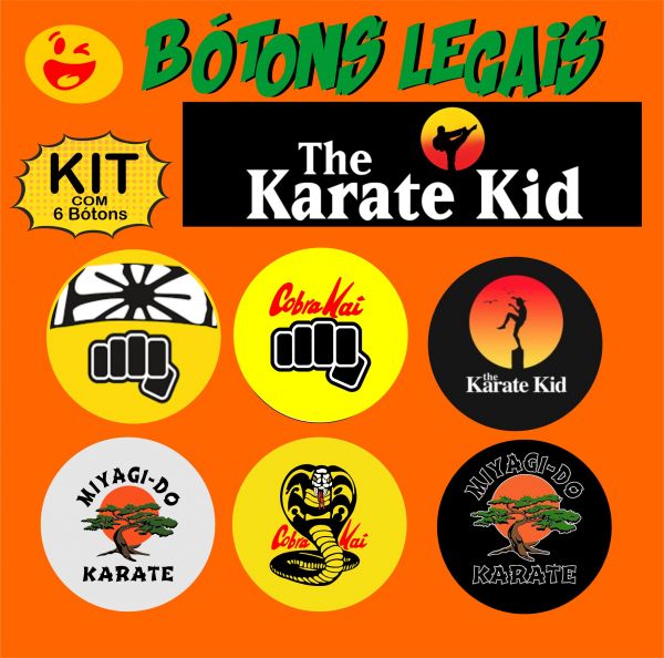 Bottons Karate Kid