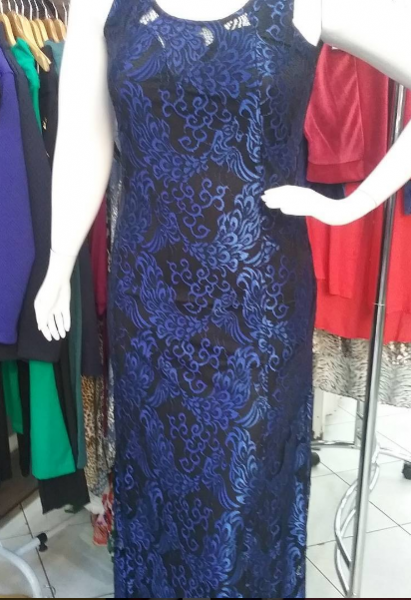 vestido renda premium