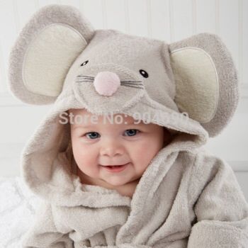 Toalha capuz ratinho