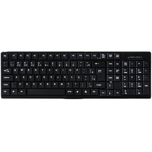 TECLADO E MOUSE SEM FIO K-W600BK C3T