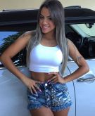 Shorts jeans spike