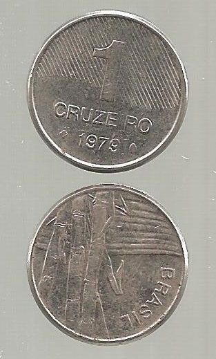 V342 - 1 cruzeiro 1979 - cana de açucar,