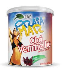 Instantâneo Chá Vermelho sabor Hibisco