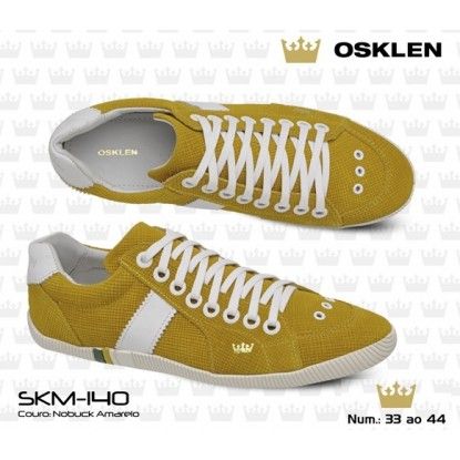 SAPATENIS OSKLEN COURO NOBUCK  Cód. do produto: SKM-140