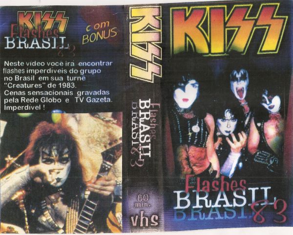 VHS - KISS - Flashes Brasil 83