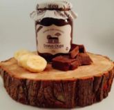 Geléia de banana com chocolate