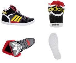 Tênis Adidas Extaball Cano Médio Preto e Amarelo