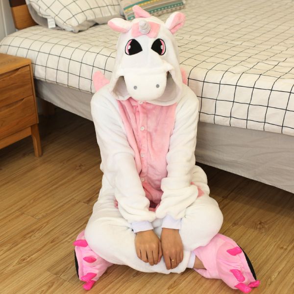 Kigurumi Unicórnio Rosa/Azul