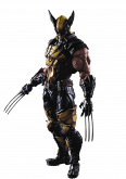 Wolverine X-Men Figura Play Arts Versão Chinesa