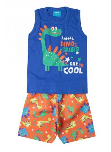 Conjunto Infantil Regata Dinossauro