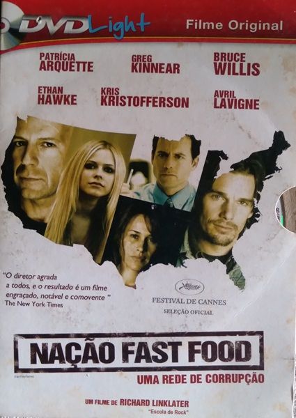 DVD Light Nação Fast Food Rede de Corrupção