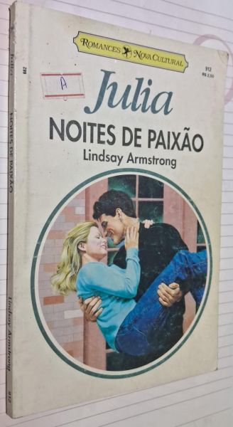 Noites de Paixão Livro Romance Lindsay Armstrong Julia 912