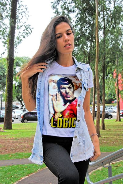 camiseta Spock - Jornada nas Estrelas