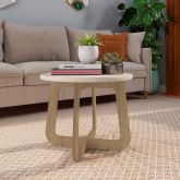 Mesa de Centro Jasmin Off White.Carvalho Artely