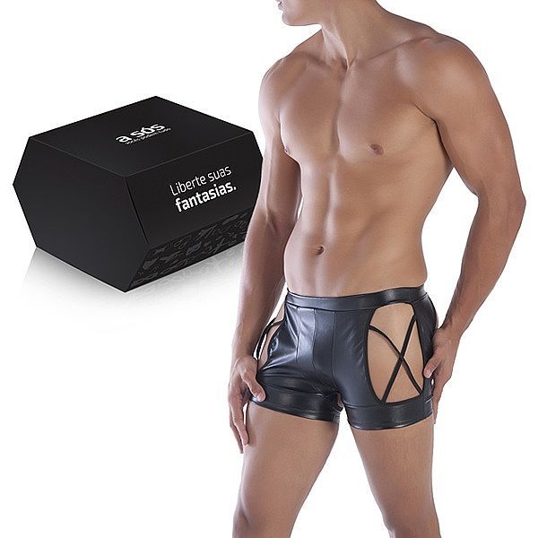 Cueca Sexy Box Angel Black