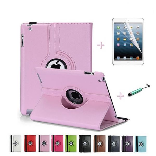 Case em couro PU, rotação 360, elástico - Ipad Air 2, Ipad 2, 3 e 4 e Mini 1, 2 e 3    Cod.: 021