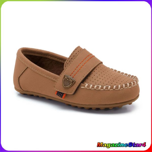 Sapato Klin Original Mocassim Menino Infantil Curumim Nº23