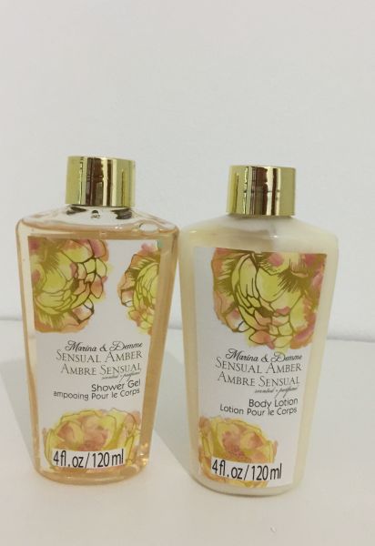 Sensual Amber  Shower Gel e Hidratante Marina & Demme