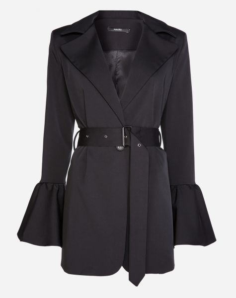 CASACO DE ALFAIATARIA CINTO AMARO