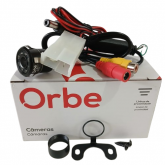 Câmera 2 em 1 Ré ou Frontal 12V Linha Fixa Removível Visão Noturna B512 Conector Faston Orbe CD5384