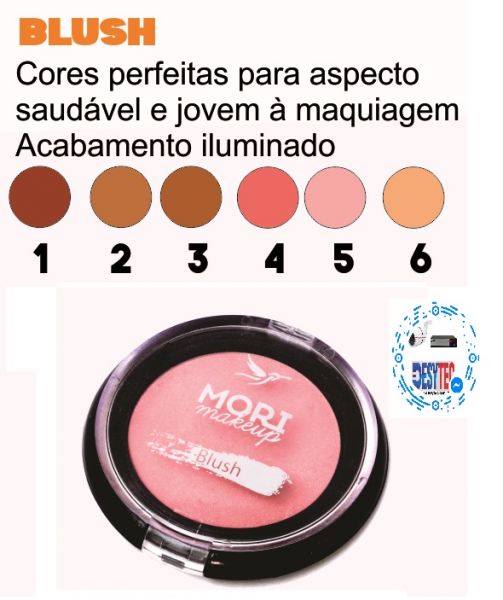 Blush Tradicional Mori Makeup