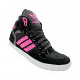 Tênis Feminino Adidas Extaball Cano Médio Preto e Pink