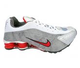 Tênis Nike Shox R4 Cromado Grafite e Branco MOD:11758