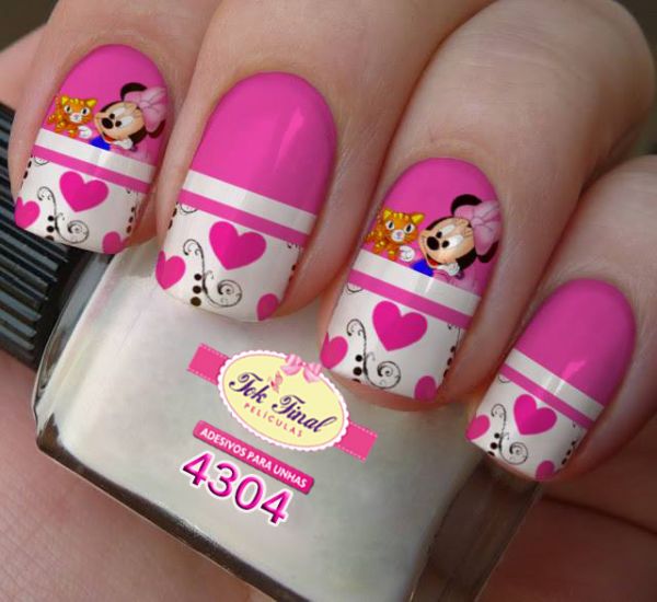 Películas e Adesivos para Unhas Mod. Minie Cód.4304