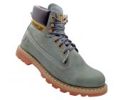 Bota Coturno Caterpillar Couro Grafite