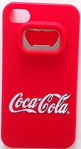 CASE ABRIDOR DE GARRAFA COCA COLA PARA IPHONE 4 E 4S