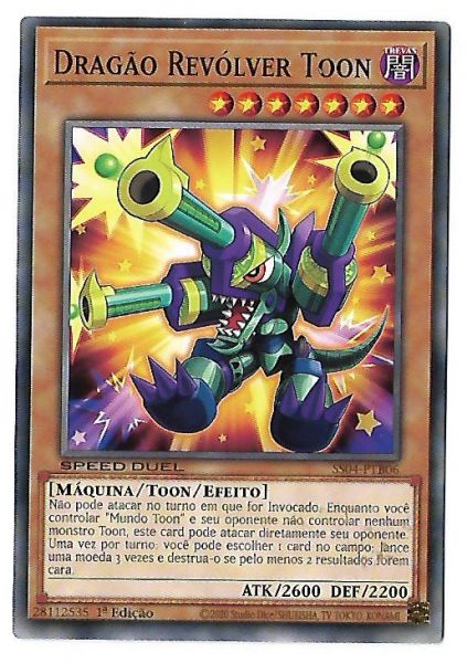 Yu-Gi-Oh Dragão Revólver Toon - Comum Speed Duel