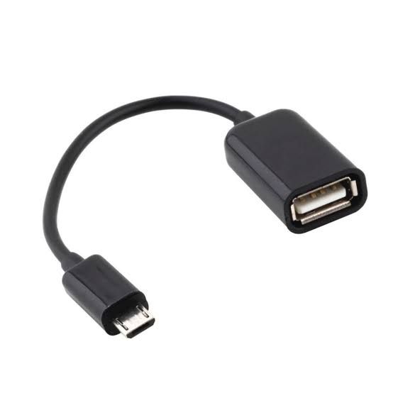 Cabo Otg Usb fêmea micro v8