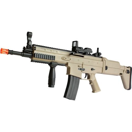 Rifle De Airsoft Spring Cybergun Fn Scar-l Ta