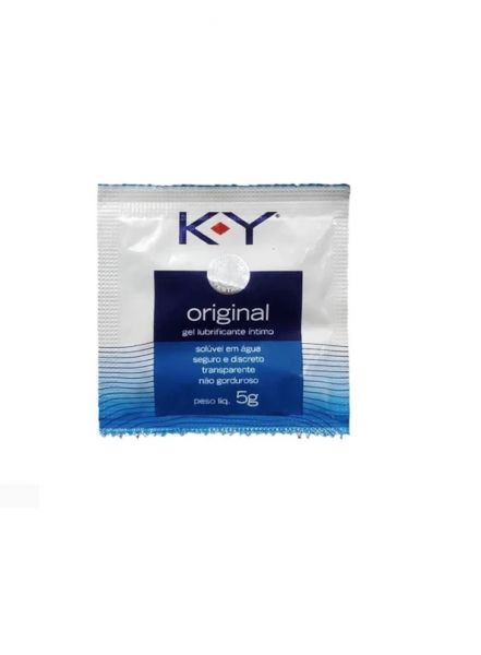 Sachê K-Y Original Lubrificante Íntimo a Base d’ Água 5g