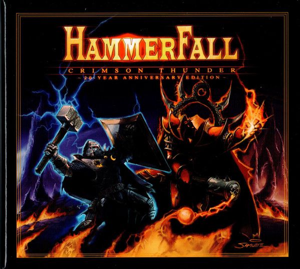 HAMMERFALL - Crimson Thunder (4th Album, 2002-20Th Anniv. Edition) (cd triplo-nacional/digipack)