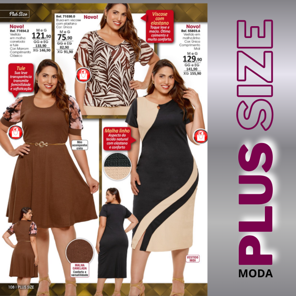 Plus Size Feminino