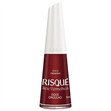 Esmalte Risque 7 Vermelhos Doce Orgulho