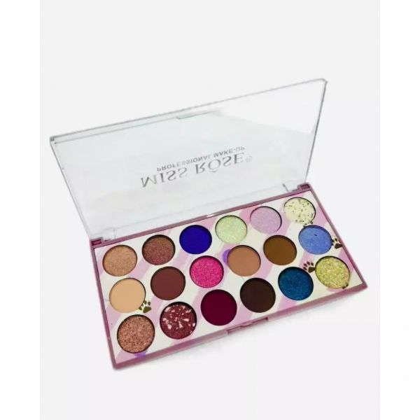 PALETA 18 CORES MISS RÔSE