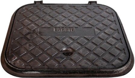 TAMPAO FERRO ESGOTO T33 LEVE SIMPLES 50X45 LOBOFER