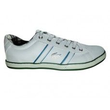 Sapatênis Lacoste Branco e Verde Água Modelo: 10620