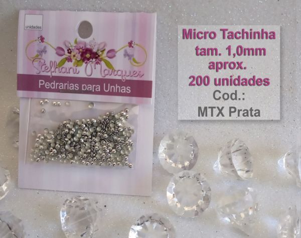 Micro Tachinha 1mm - Prata