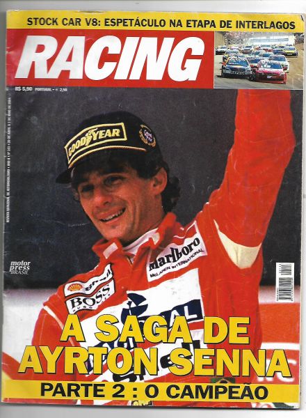 Revista Importada Racing 2 Ayrton Senna Parte 2 Portugal Portuguesa 2012