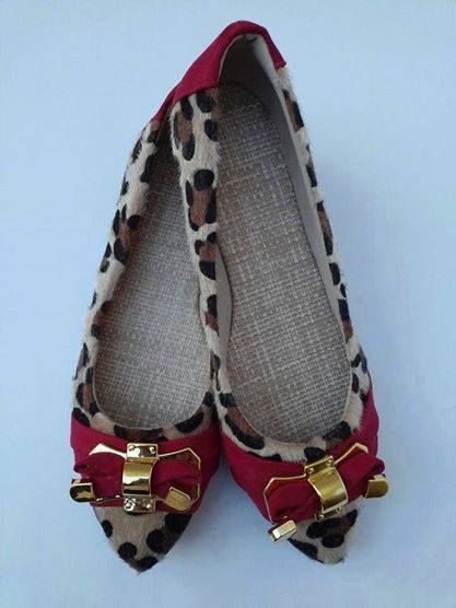 Sapatilha onça laço