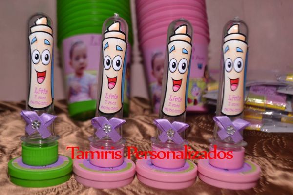 Tubetes com laço