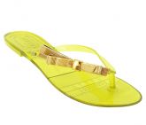 Sandália Melissa Harmonic Chrome Transparente Amarelo